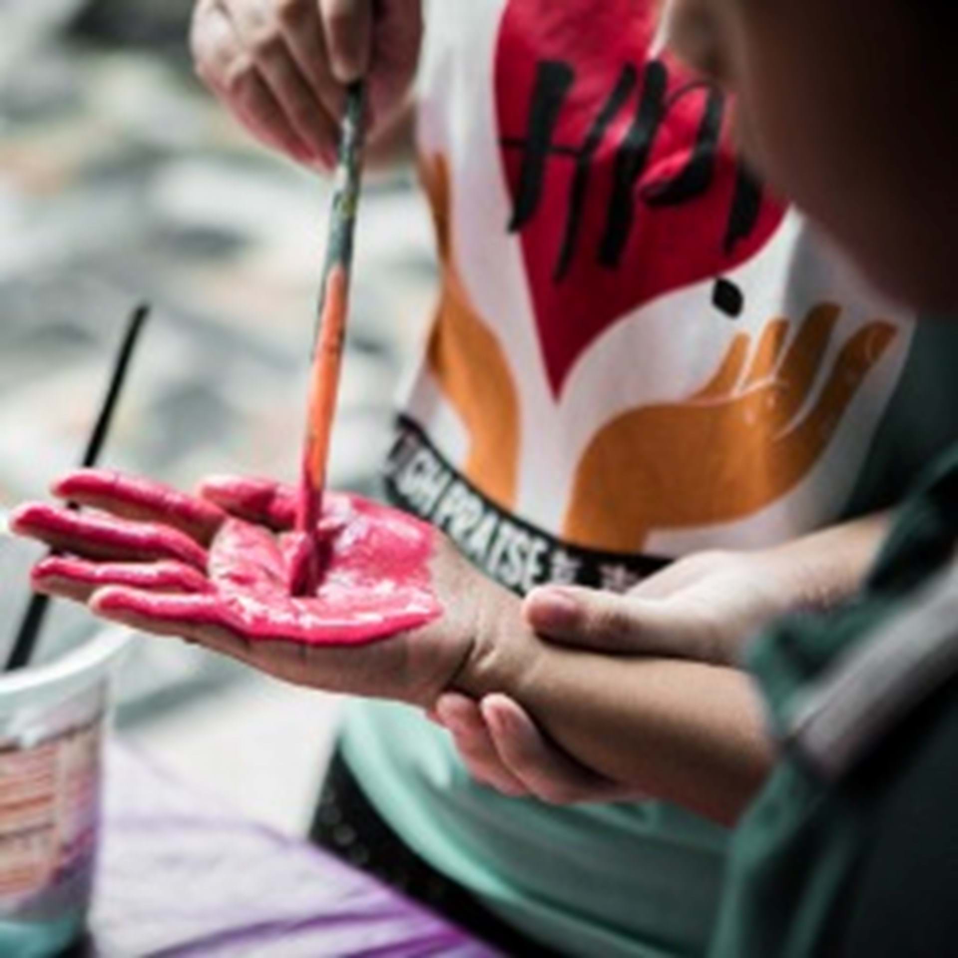 Holiday Handprints in Clay